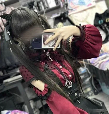 Black and red shirt