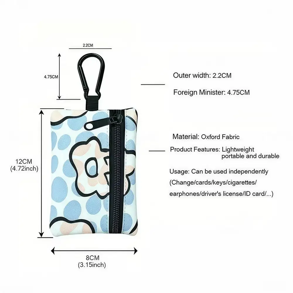 L-LLouiS-ES T-TTomlinsonS-ES How Did I Here Waterproof Zipper Coin Purse Lightweight Hanging Key Pouch Card Holder For Daily Use