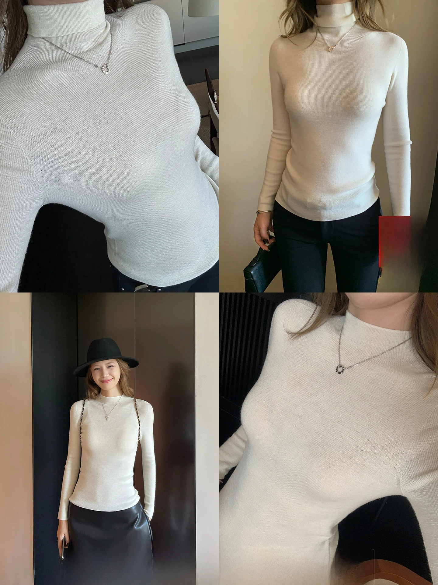 

Женская вязаная шерстяная базовая кофта Xzichic с длинным рукавом: мягкая, повседневная, комфортная, для осени и зимы, модный топ