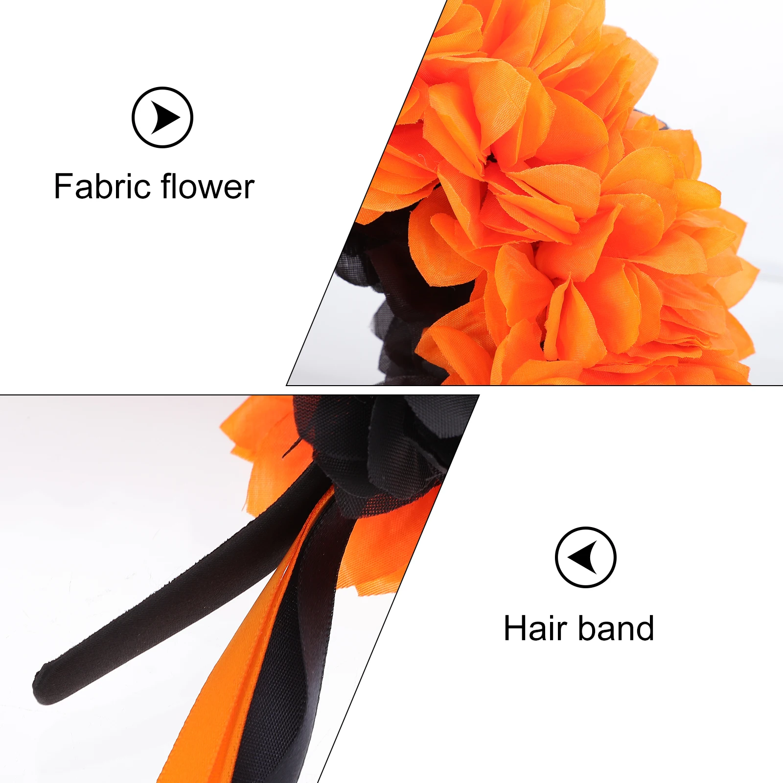 

Flower Wreath Headdress Tiara Garland Headband Miss Halloween Cosplay Headbands