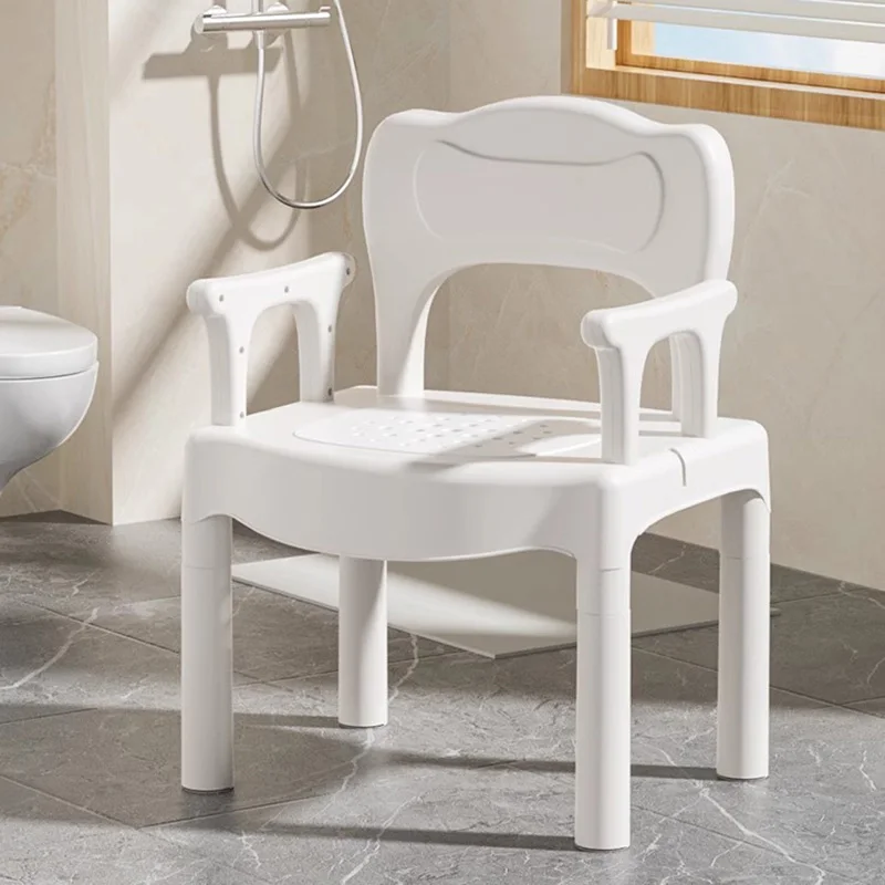 

Shower Potty Bathroom Chair Toilet Minder Elderly Small Stool Kitchen Nordic Bedroom Low Disabled Tabouret Acrylic Furniture