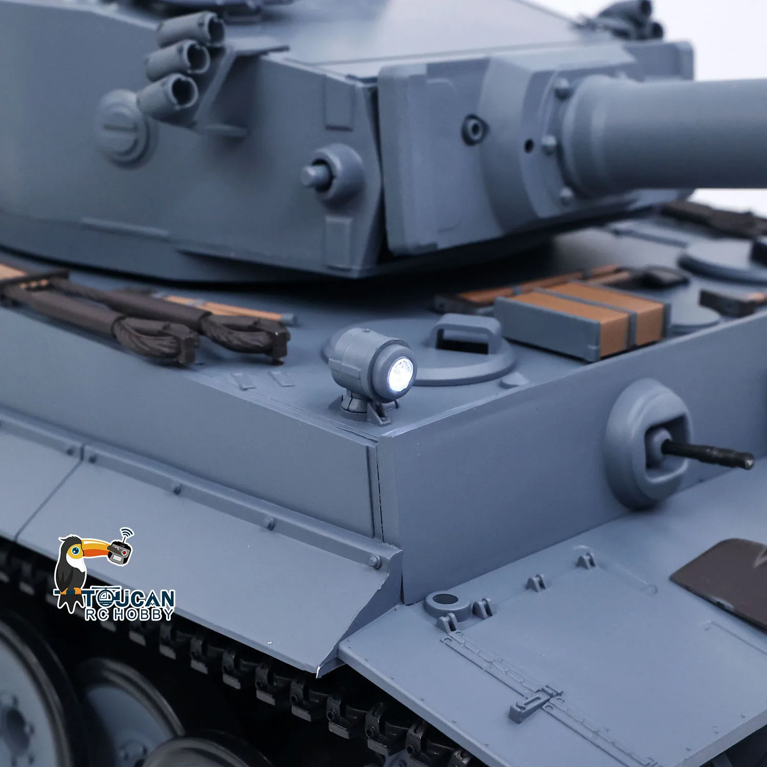 Spielzeug 1/16 Maßstab 7.0 Heng Long RC Panzer Plastik Tiger I RTR 3818 Ferngesteuertes Panzerfahrzeug-Modell für Geschenke TH17233 – Detail 14