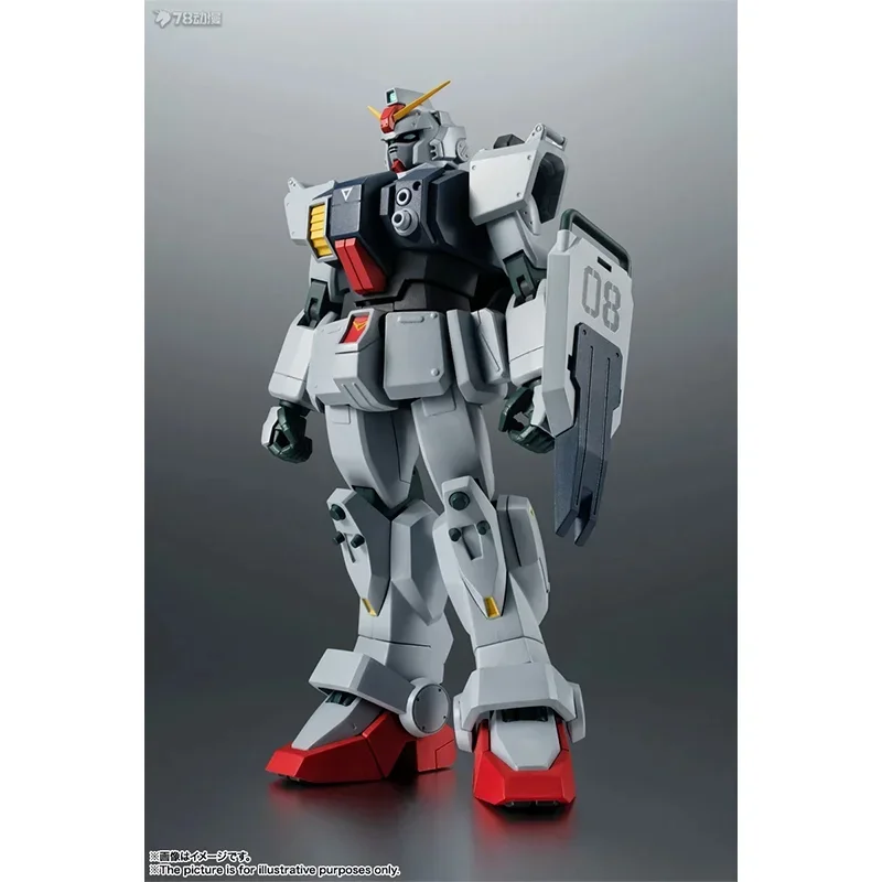 W magazynie Bandai Original Genuine THE ROBOT SPIRITS RX-79 G GUNDAM GROUND TYPE Ver. Zabawki modele Anime figurka kolekcjonerska