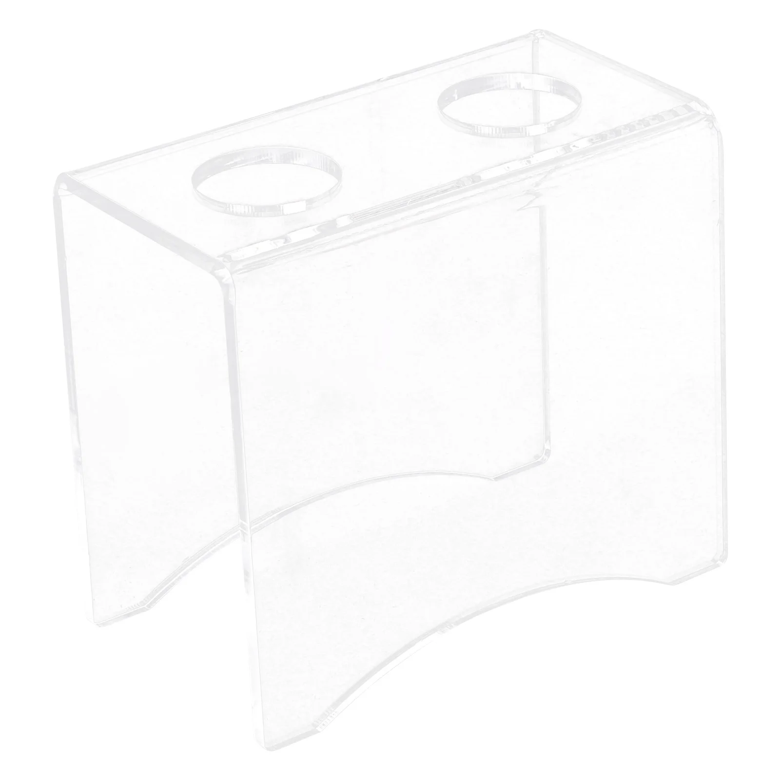 Clear Shelves Ice Cream Display Stand Marshmallow Acrylic Storage Rack Hand Roll Catcher for Cone Child