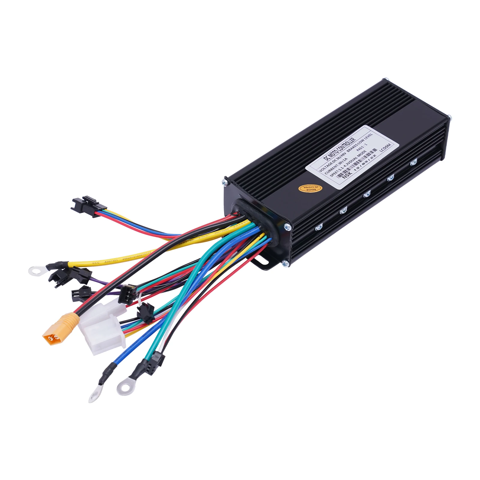 EBike Controller Kit, Bicycle Display Screen, Ebike Display, 36V Brushless FOC Sine Wave Controller 750W 1000W 1200W, LCD Color Meter, Thumb Throttle, Sensitive Speed & Brake Control, Smooth Quiet Riding, Electric Bike Conversion Accessory