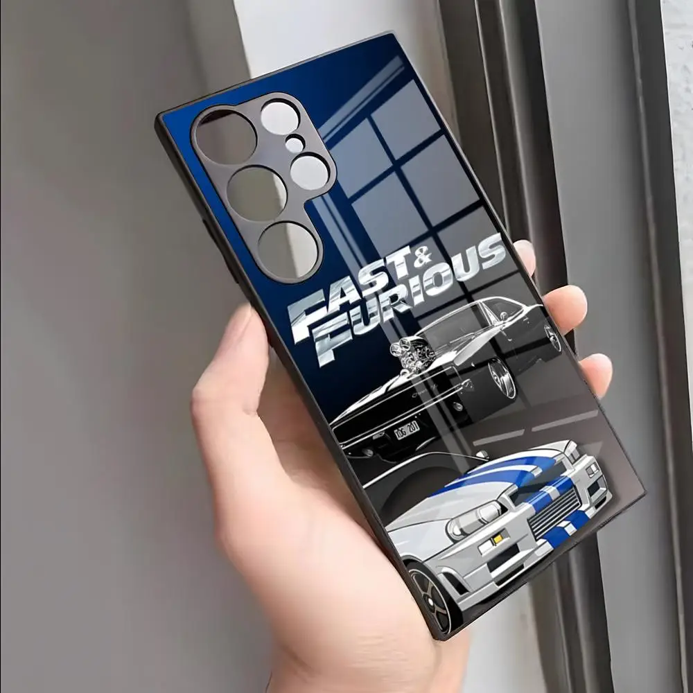 Movie Cool F-Fast Furious Phone Case For Samsung S26 S25 Ultra S24 S23 S22 Fe S21 Plus A54 A37 A17 A53 A16 A57 Glass Cover