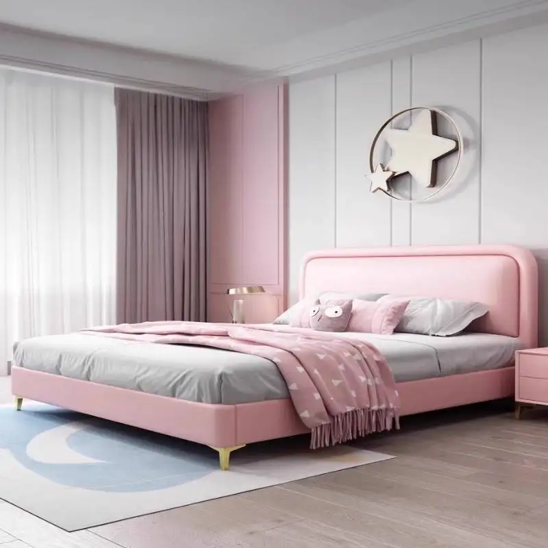 유럽형 저렴한 심플 맞춤 디자인 어린이 침대, 모던 스타일 원목 아동용 침대 가구