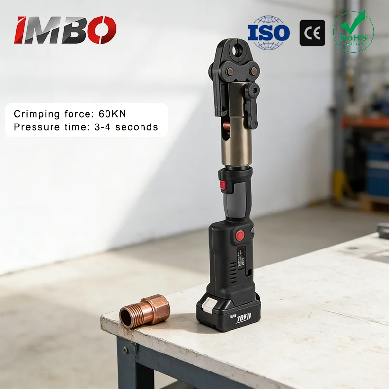 IMBO Pipe clamp Rechargeable Hydraulic Pipe Crimping Tool For Pex Copper Stainless Steel Plumbing Press Fitting Water Pipe