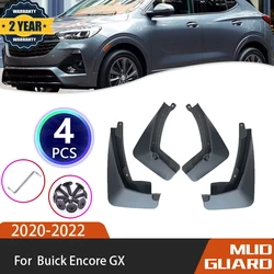 Car Fender For Buick Encore GX Buick Encore 2020 2021 2022 Front Rear Mud Splash Mud Guards Car Accessories Four-Piece Set