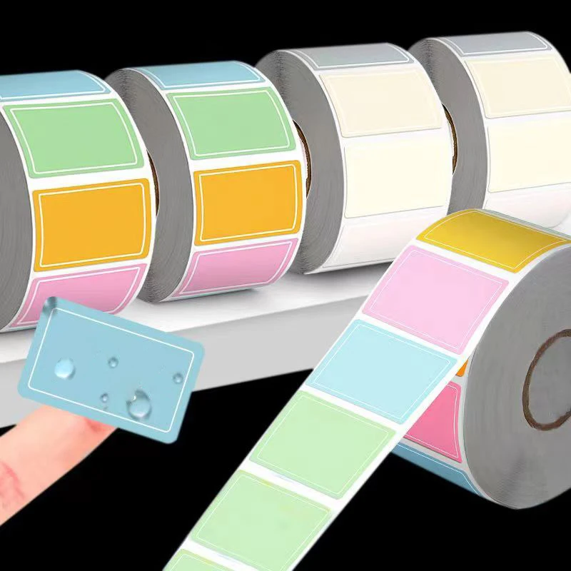800 Buah/Rol Stiker Label Berwarna Tahan Air Tag Label Dapat Dilepas Pengkodean Warna untuk Klasifikasi File Alamat Inventaris