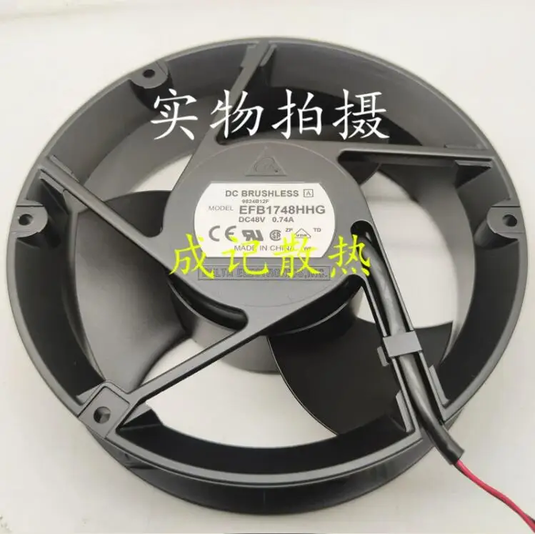 

Delta Electronics EFB1748HHG DC 48V 0.74A 170X170mm 2-Wire Server Cooling Fan