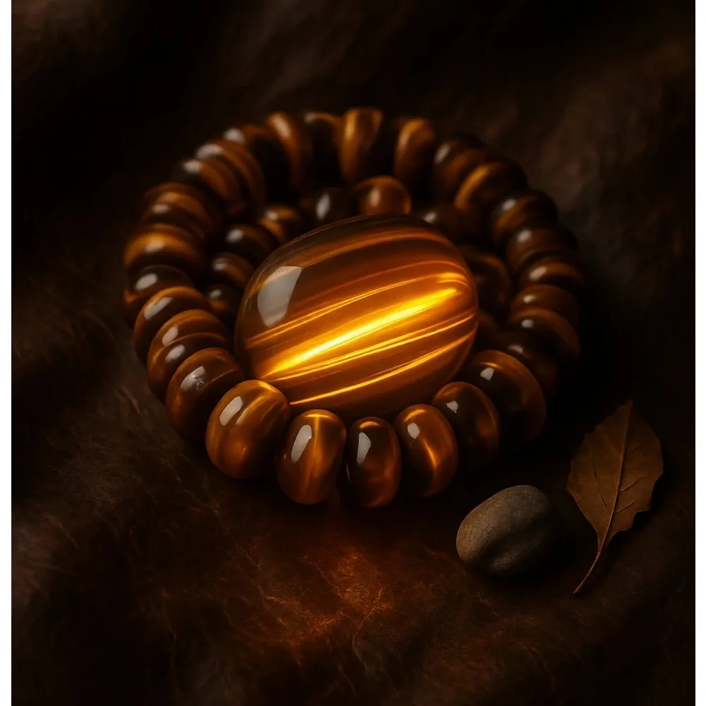 

5x8mm 72PCS Yellow Tiger Eye Tube Rondelle Beads for Jewelry Making