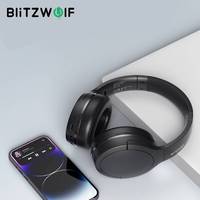 BlitzWolf BW-HP6 Wireless bluetooth Headset Active Noise Cancelling 40mm Large Drivers AAC Audio 70h Portable Headphones Headset