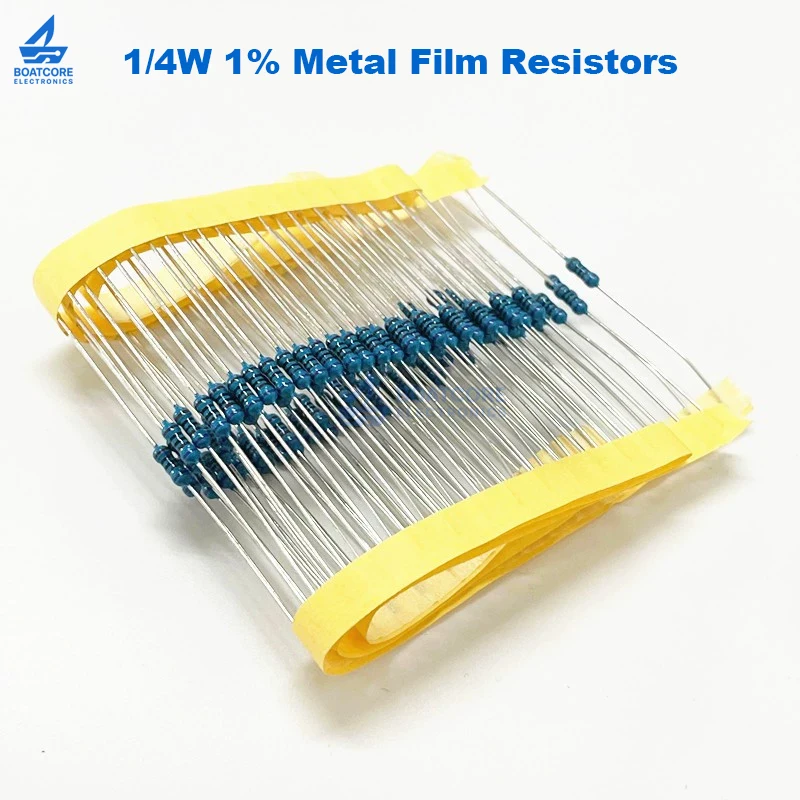 100PCS 1/4W 1% Meta…