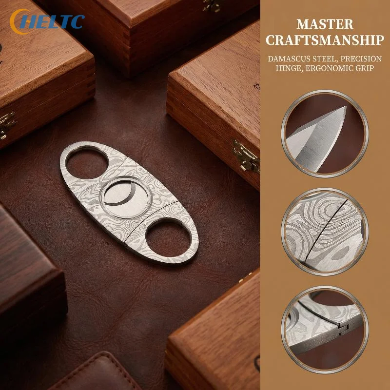 Stainless Steel Cutter Metal Classic Cutter Guillotine Scissors Gift Puncher Cutting Knife Accessory