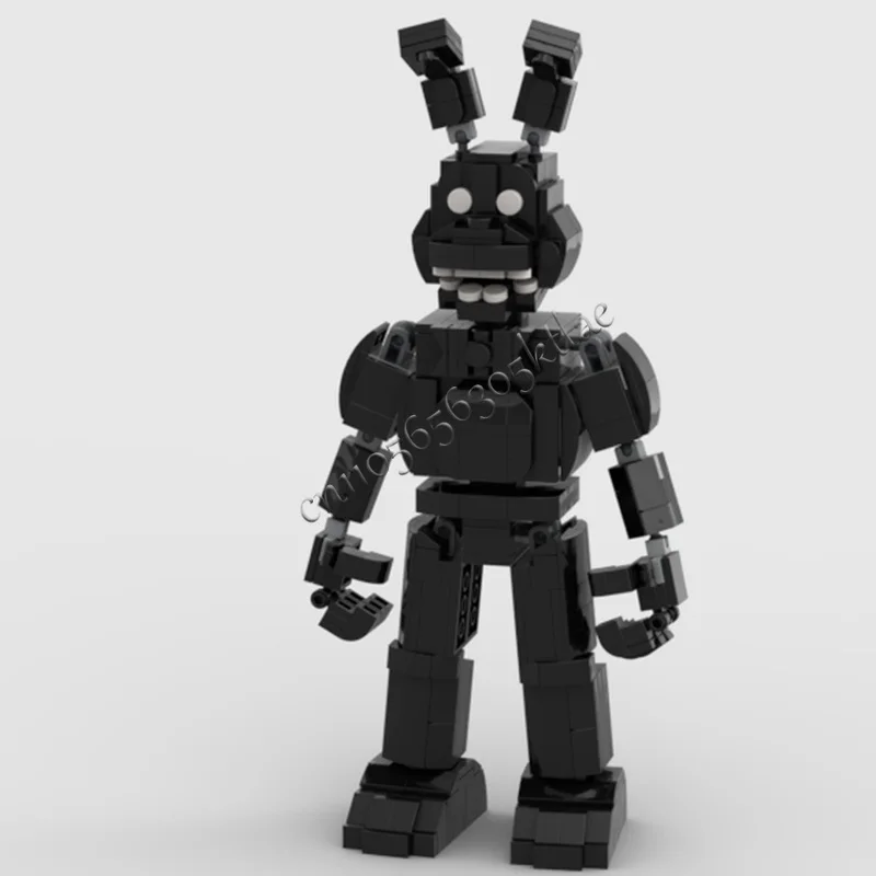 533 PCS Série de Personagens de Jogos Populares, Modelo de Bloco de Construção Modular Personalizável Dark Ethereal Hare, Brinquedo Simples DIY para Presente de Festival