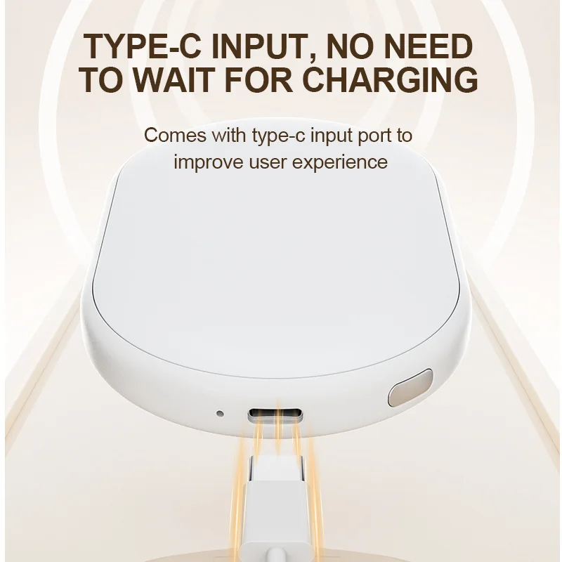 Rechargeable Mini Portable USB Hand Warmer Creative Quick Heating Charging Type Power Bank For Cold Weather view 4