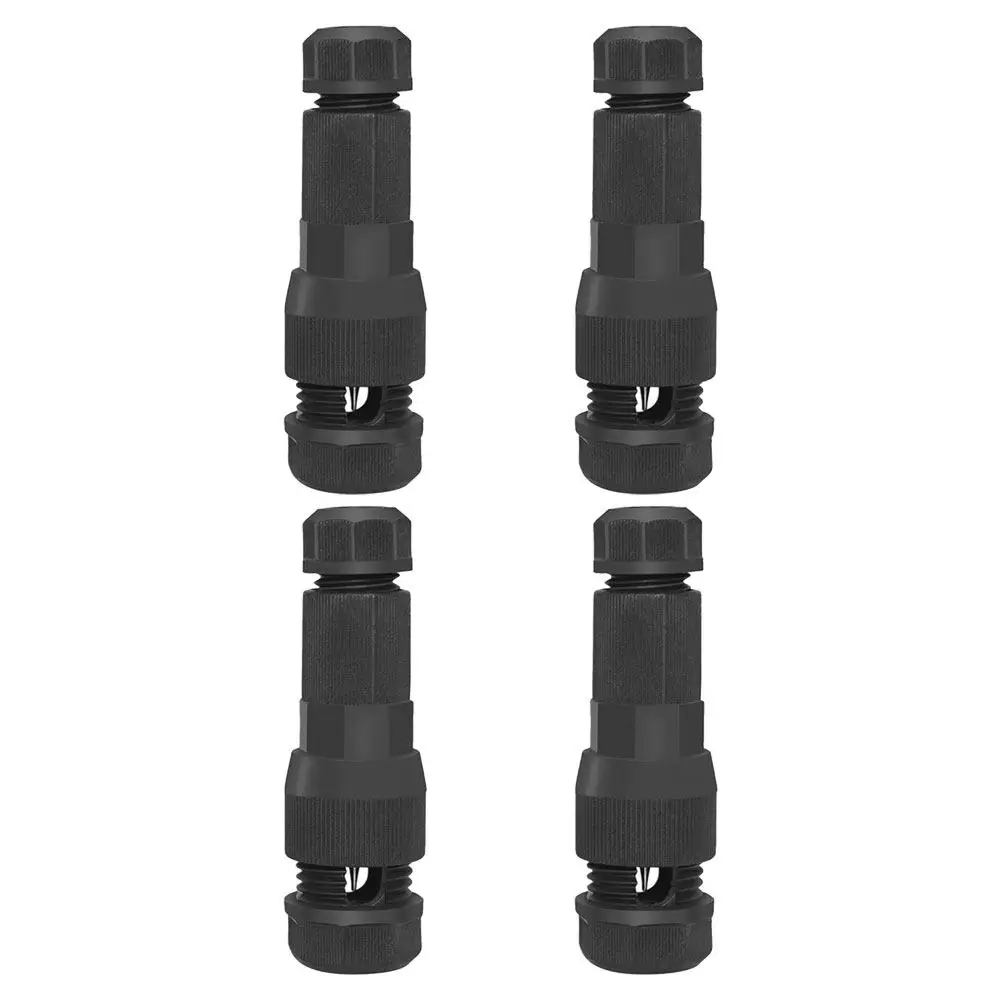 4pcs Low Voltage Cable Connectors for Garden, Christmas & Outdoor Landscape Lighting