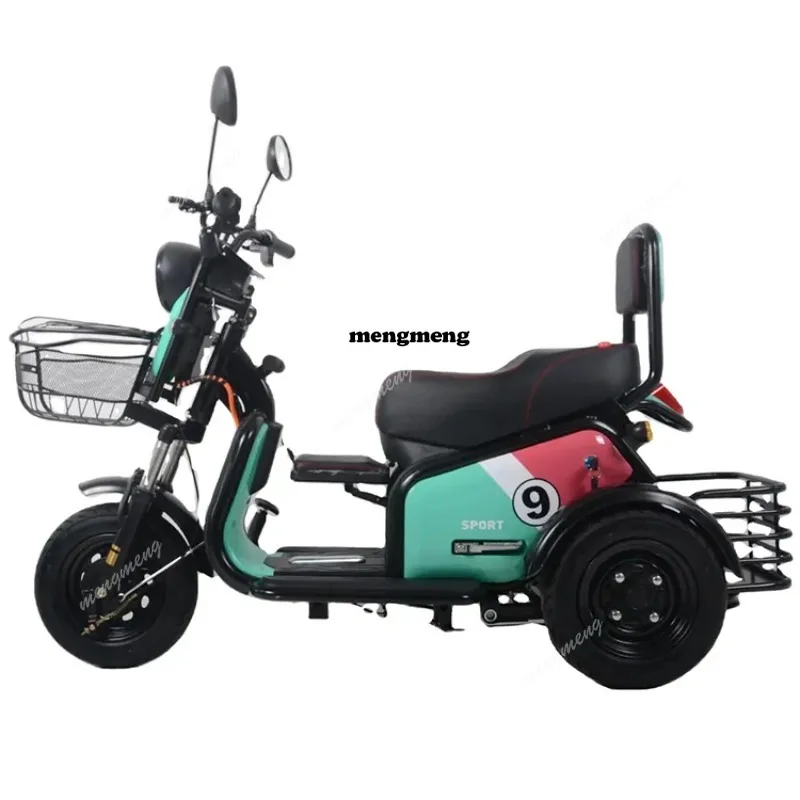 

The Latest Model of 2024 Shangfei Cheap Green and Red, High-quality, Convenient and Cool Three-wheeled Electric Tricycle