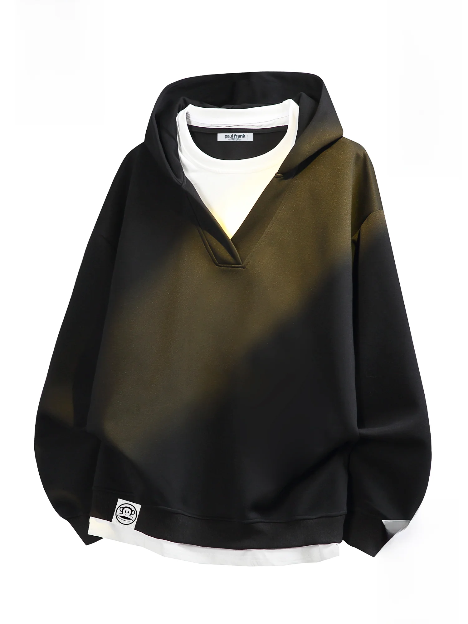 

PaulFrank Monkey Loose Fit Long Sve Fce Lined Hoodie Men's Winter Thiened Sweatirt Casual Comfortable Polyester