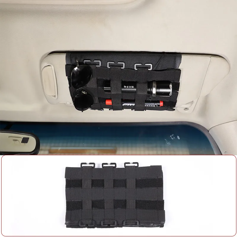 For Hummer H2 H3 2003-2009 Car Sun Visor Organizer Multi-Pocket Organizer Car Document Storage Pouch Pen Holder Car Accessories
