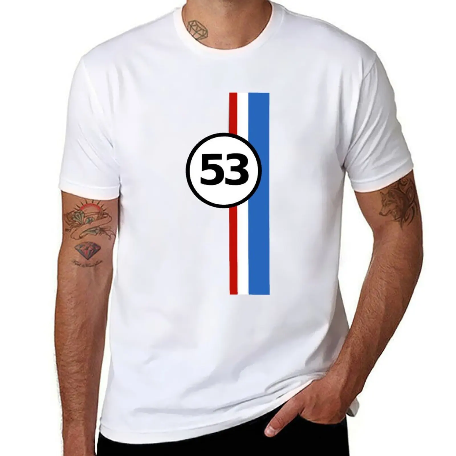 

Herbie 53 T-Shirt black cotton t-shirt plain for man package man t shirt summer T-Shirt