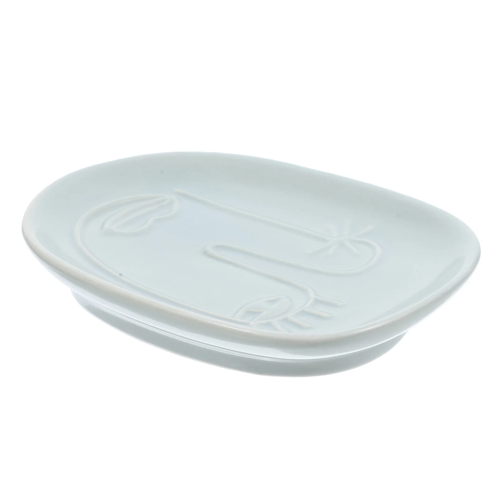 

Soap Holder Ceramic Dishes Jewellery Trays Porcelain Decorative Holders Bathroom with Drain