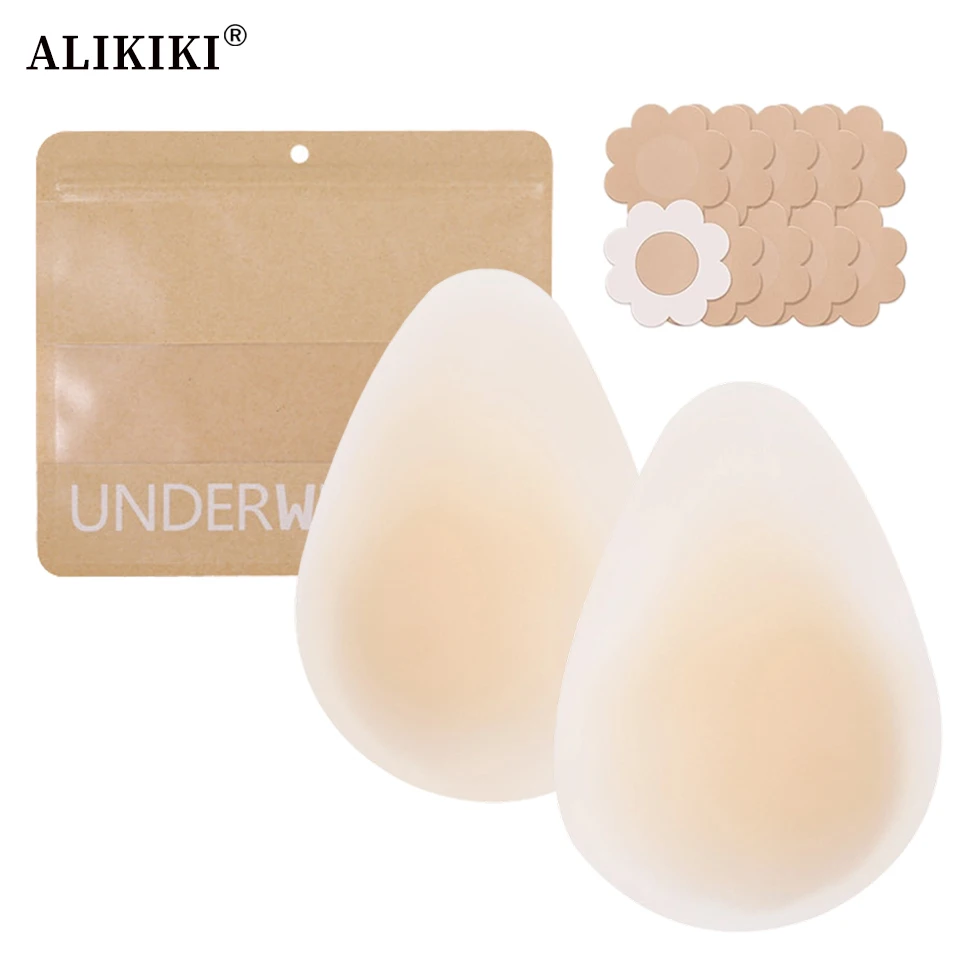 Invisible Silicone Nipple Covers Thin Bra Pads Boobs Stickers Breast Patch Pasties Push Up Lifting Stick-on Bra