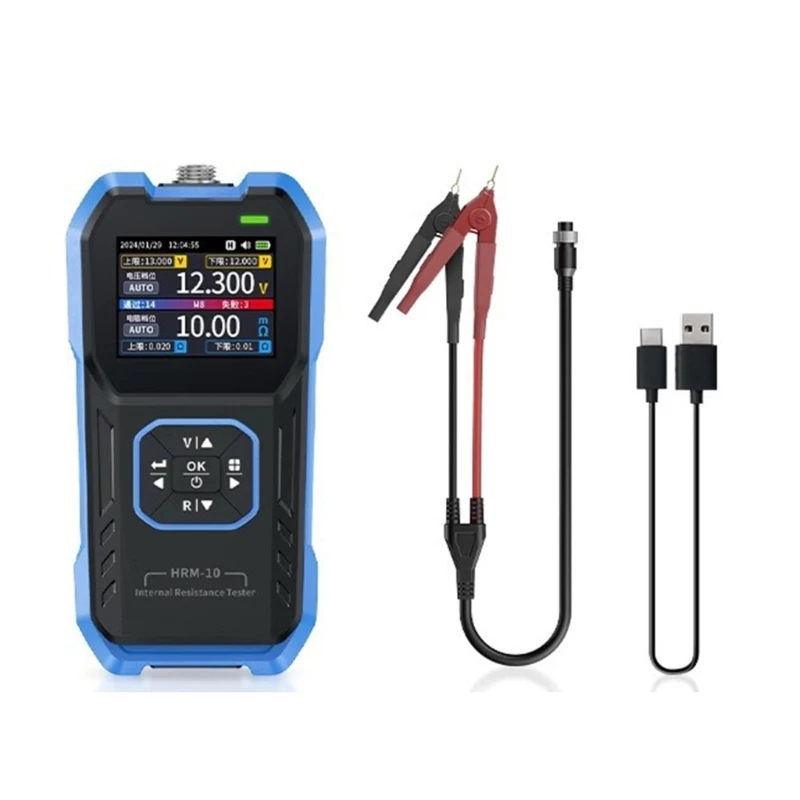 

Advanced Battery Testing Device Voltages & Resistance Meter for Precise Measurement of Voltages & Internal Resistance Q0KF