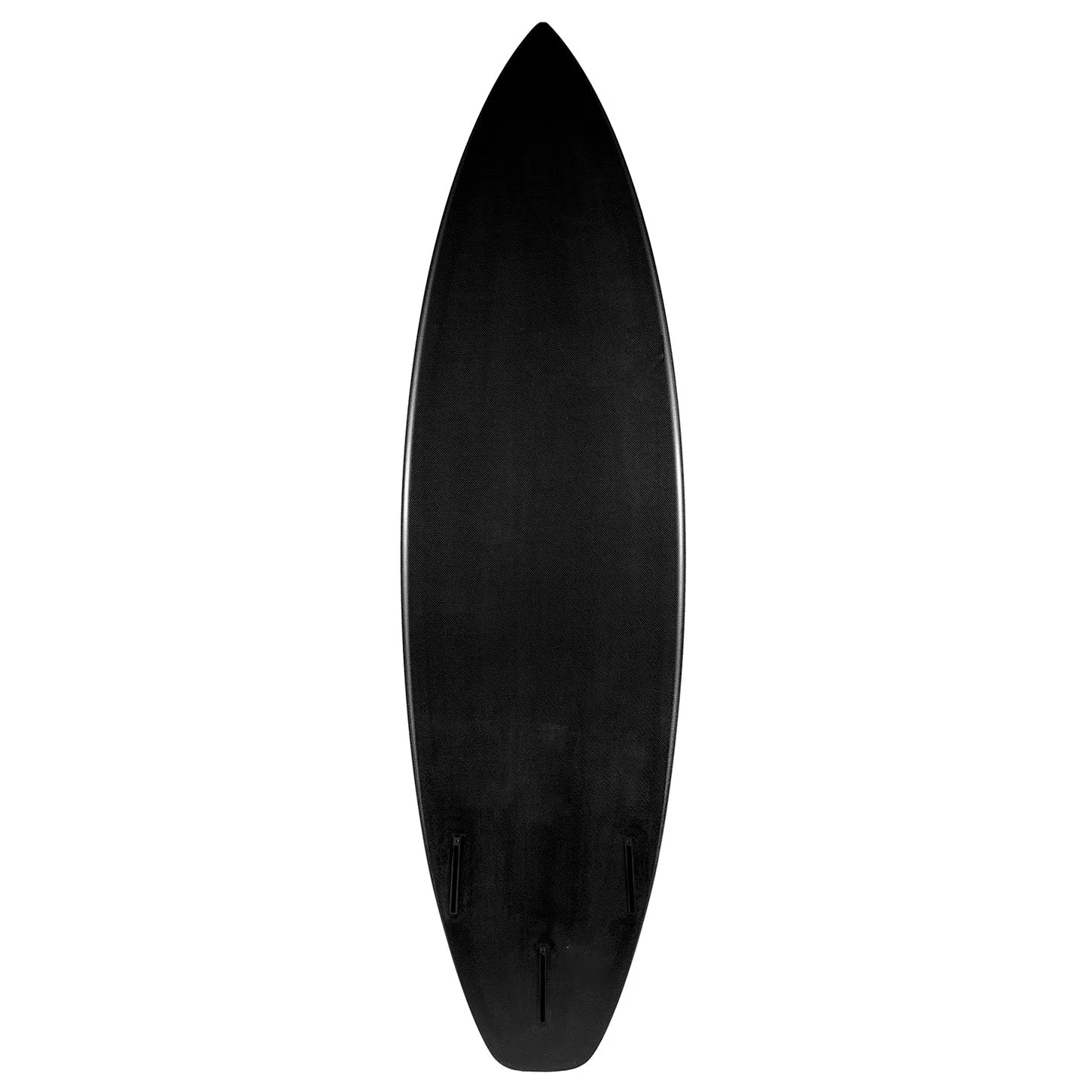 Epoxy black pigment tint River surfboard clear fiberglass high performance short surfboard