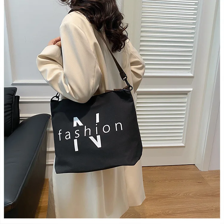 

Women's Shoulder Bag Fashion Hand Bags Canvas Wallet Portable Tote Handbags Big Crossbody Bags High-capacity