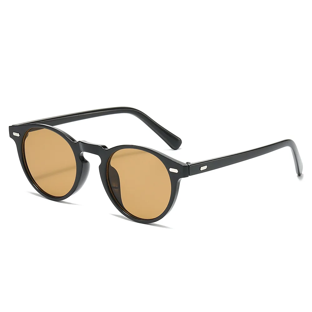 جديد ريترو الاستقطاب النظارات الشمسية الرجال النساء موضة صغيرة نظارات شمسية مستديرة للذكور الإناث الأدبية خمر ظلال القيادة نظارات