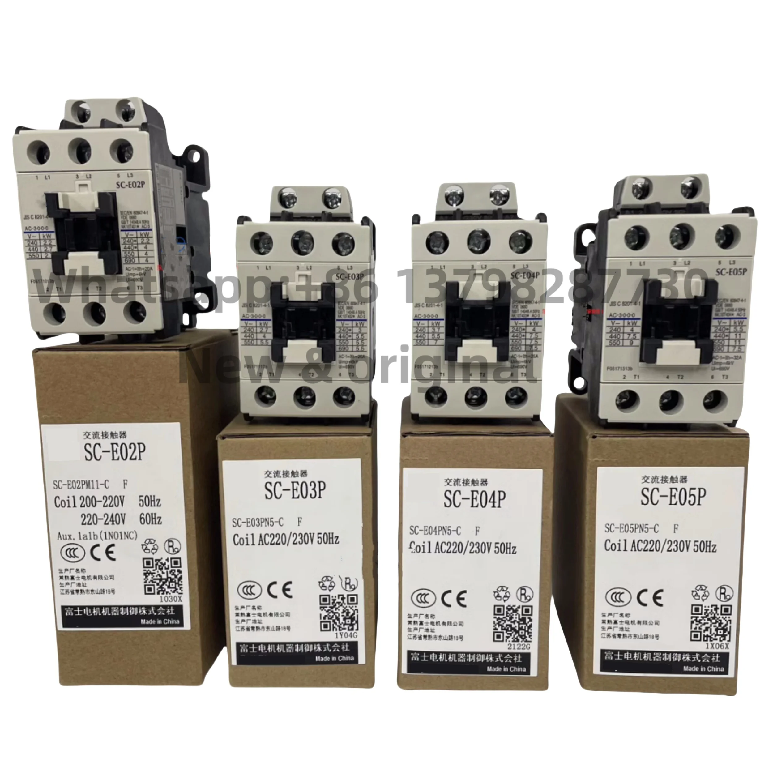 New original Spot Contactor SC-E02P SC-E03P SC-E04P SC-E05P AC110V  AC220V AC380V