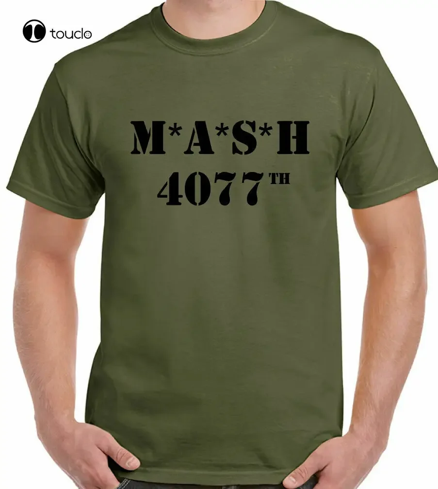Mash T-Shirt Mens 4077Th Retro Tv Show Programme Us Marines Medics Fancy Dress