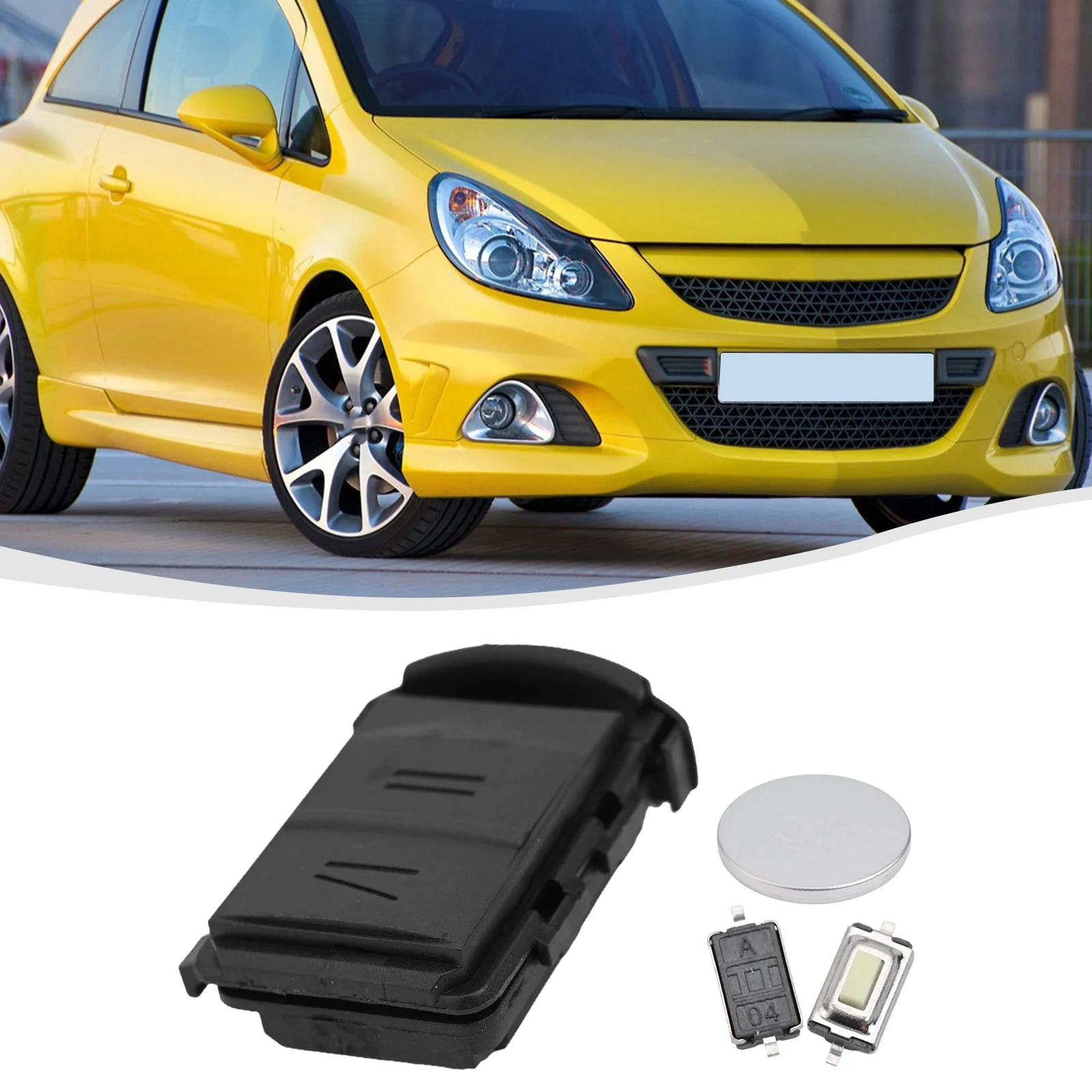 Sostituzione chiave telecomando per OPEL Per Corsa C Per Tigra B Per combo C Pratica custodia chiave con configurazione a 2 pulsanti