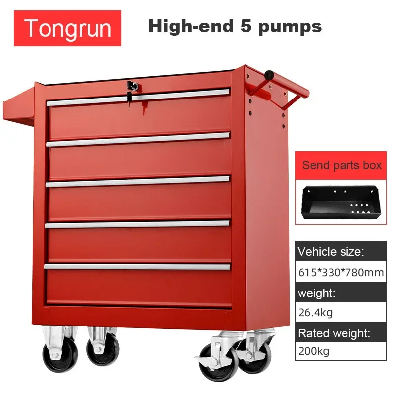 YyhcTool BoxHot Selling Black Tool Cabinet Heavy Duty Tool Box Roller Cabinet Professional Metal Garage Cabinet With Tools