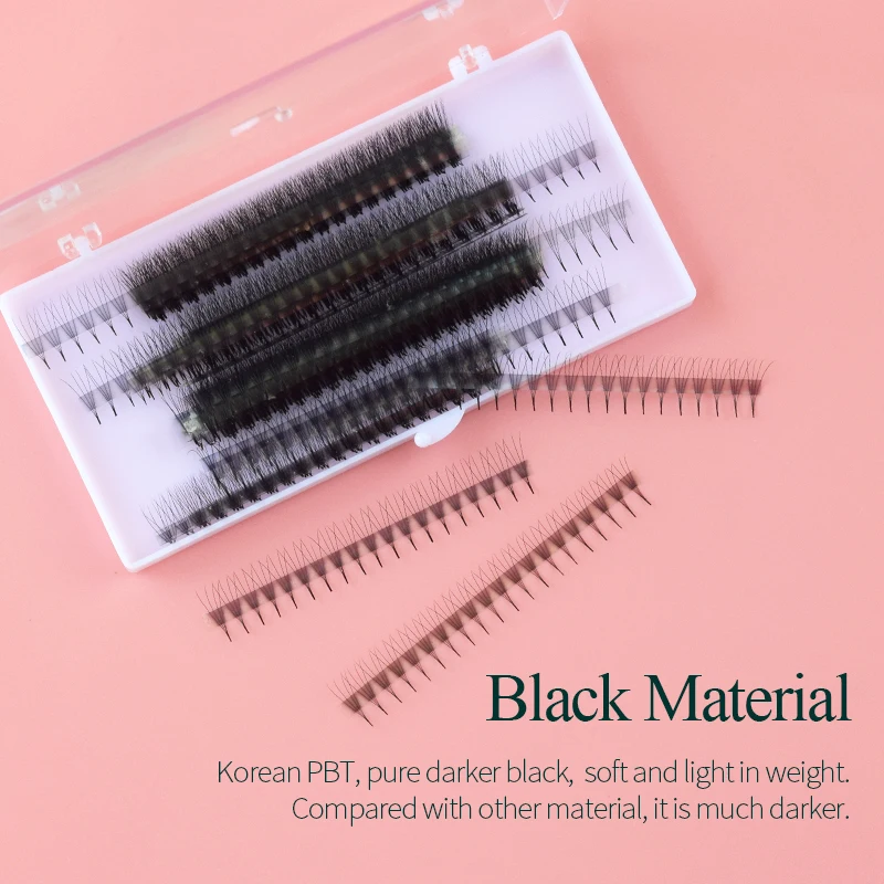 H&L SINCE 1990 Ultra Speed 3D ——8D 10D strip Eyelash Extension Promade Pointy Base Volume Soft Nature Fake Lashes Makeup.