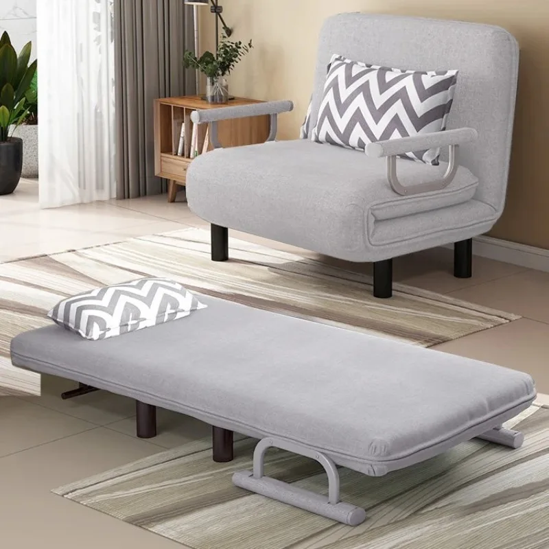 Folding sofa bed dual-purpose multi-functional small apartment single siesta siesta folding bed household simple escort
