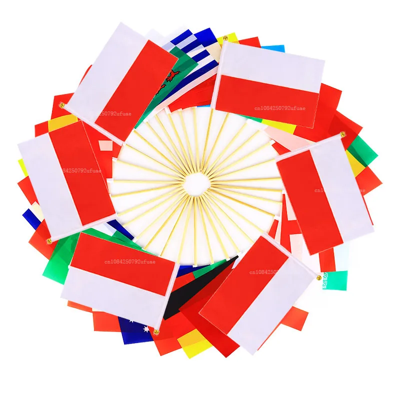 Флаги Polska 4K Clines, 12 дюймов, 8 линий, флаги Польши, 14*21 см, флаги Polska, флаги для помещений и улицы, европейские флаги стабилизации