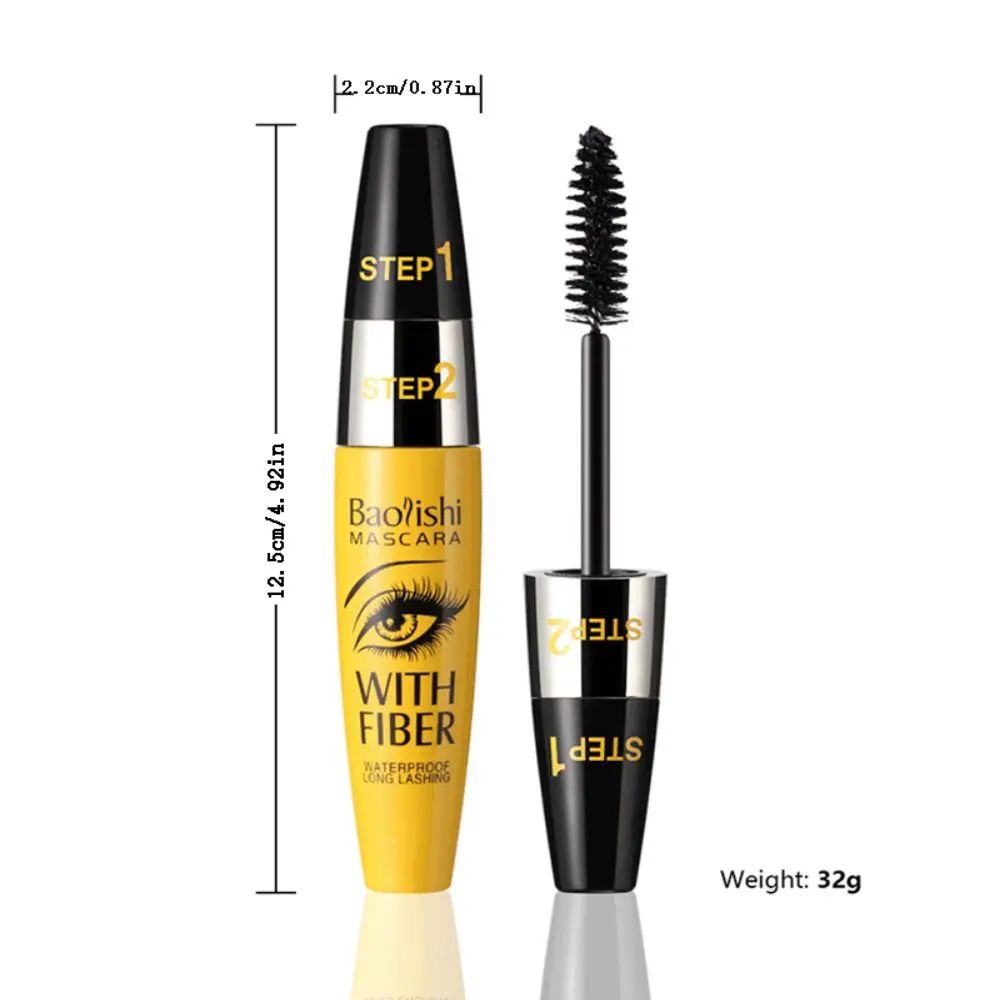 Mascara de maquillage imperméable pour les yeux, allongement des cils, naturel, longue durée, non épanoui, curling