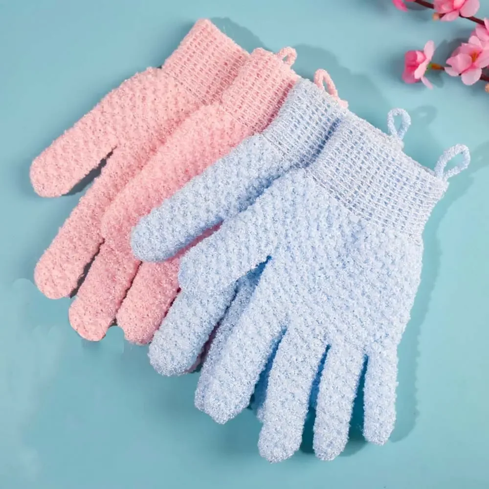 

Body Brush SPA Foam Massage Gloves Bathroom Accessories Five-Finger Bath Gloves Shower Gloves Body Massage Sponge Scrub Gloves