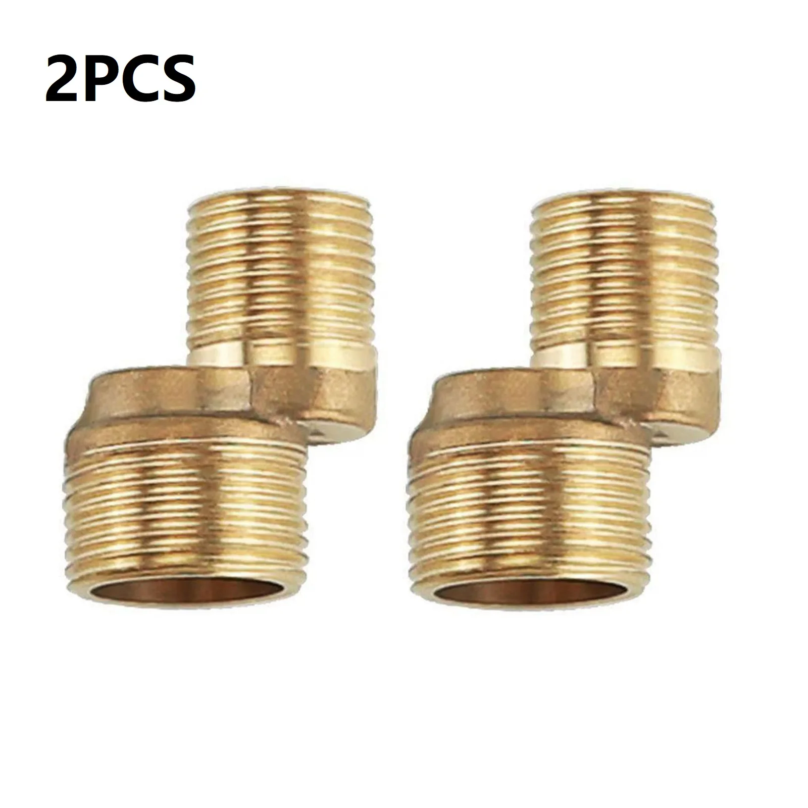 Brass Shower Faucet Curved Foot S-Connector For G1/2 To G3/4 Pipe Adaption With Smooth Exterior Finish And Easy Maintenance
