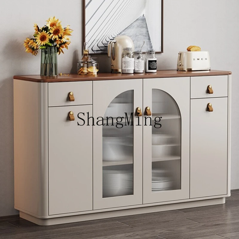FG good-looking  medieval style dining side household wall side cabinet modern simple locker restaurant storage cabinet
