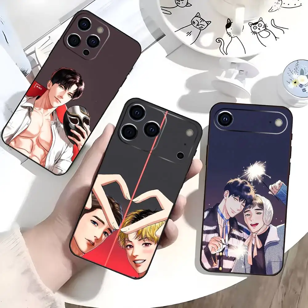 

B-BJ A-Alexes Phone Case For IPhone 17,16,15,14,13,12,11,Plus,Pro,Max,Plus,XS,soft case Black silicone