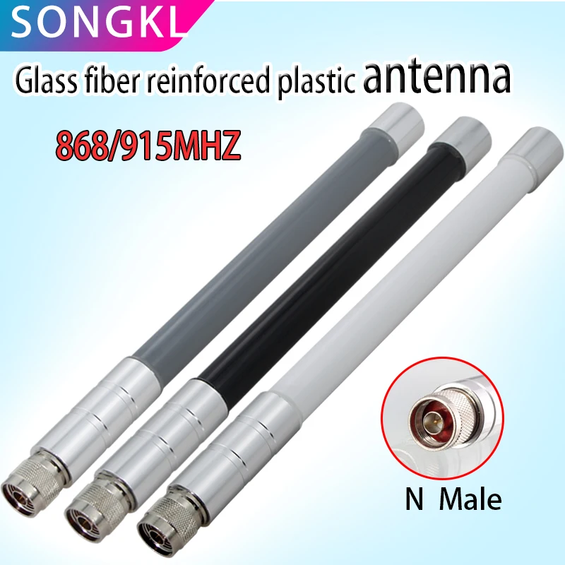 Imagem -02 - Gateway Alto do Iot da Antena do Ganho Omni Frp Antena Lora Suporta Hnt Bobcat Rak Hélio Nebra 868-900-915 923mhz