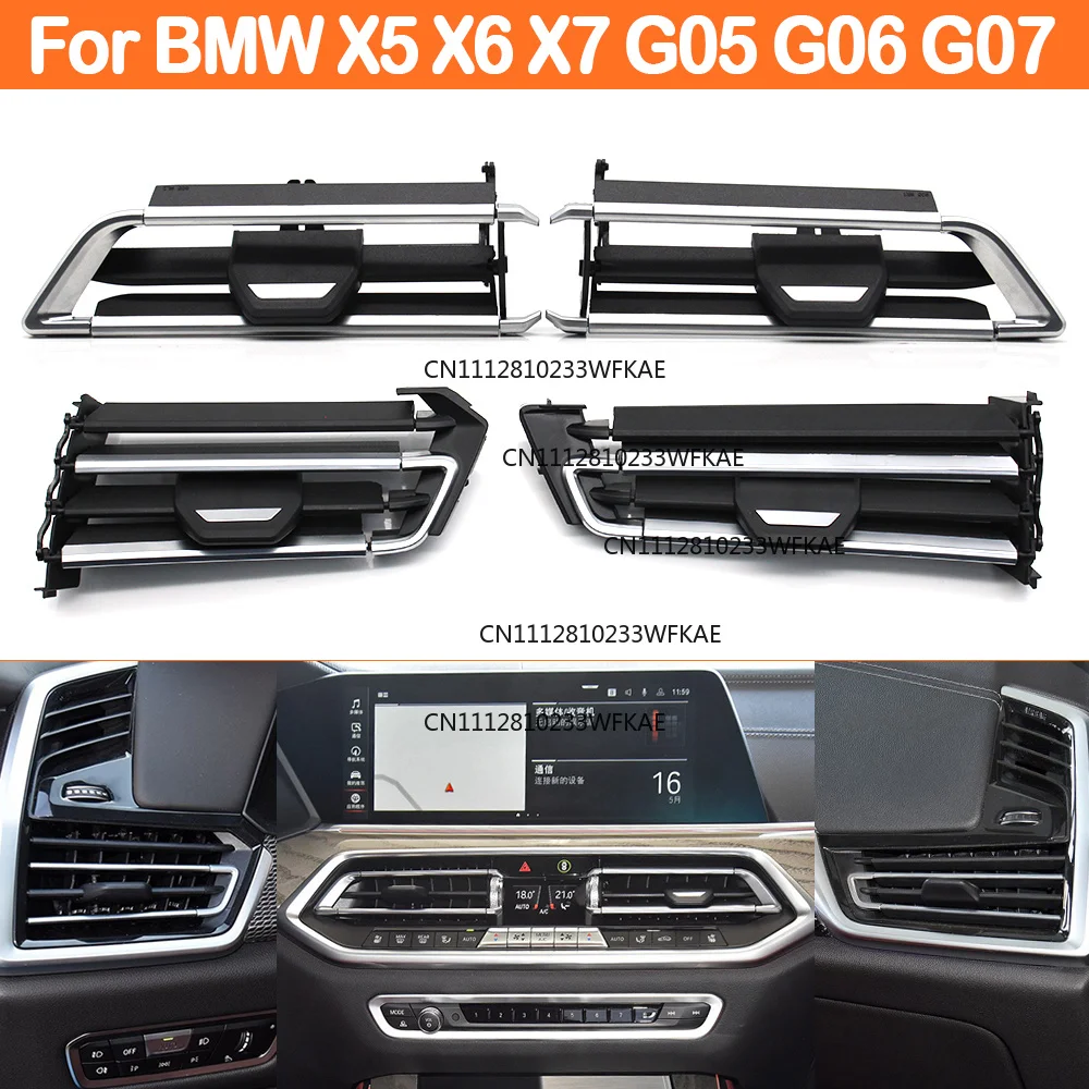 For BMW X5 G05, X6 G06, X7 G07 2019-2022, the front central left and right air conditioning out of the trend grille 64119462381