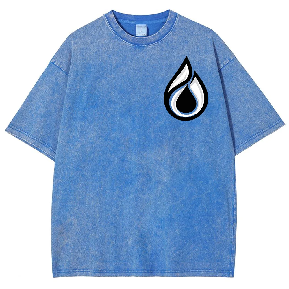Vintage Green Graphic T Shirt Minimal Flame Icon Print Casual Short Sleeve Crew Neck Unisex Streetwear Tee for Men Women