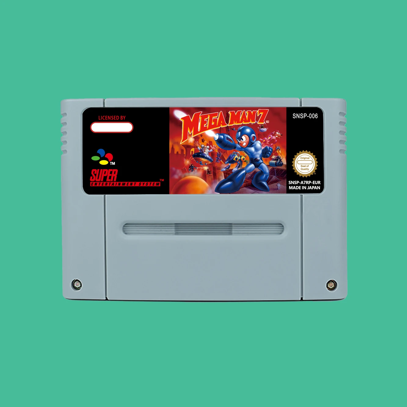 Action Game for Mega Man 7  - USA or EUR version Cartridge available for SNES  Game Consoles