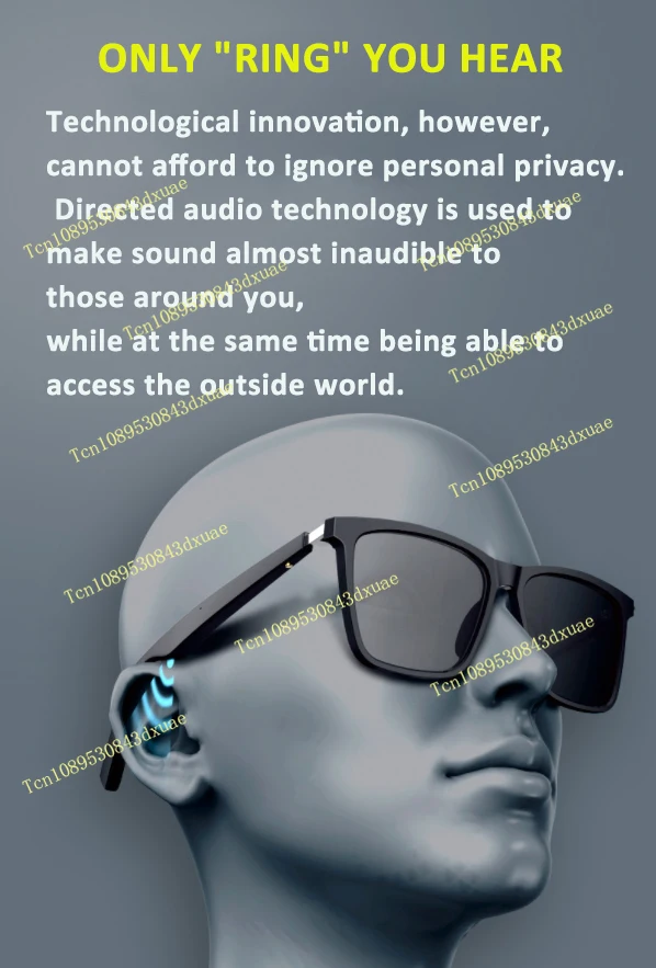 2020 New Design bluetooths Glasses smart Hearing Aid Wireless Smart Bluetooths Stereo Audio Lady Glasses