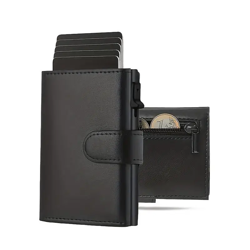 1Pcs Multifunctional Small Credit Cards Wallet Men's Wallet With Coin Case RFID Protection Slim Purse Card Bag